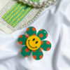 Polka‑dot Smiley Sunflower Foldable Phone Grip Stand--HW003