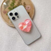 HW002主图 (6) Heart Shaped Shell Texture Foldable Phone Holder-HW001