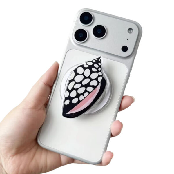 Cute Seashell Pattern Acrylic Airbag Phone Grip Holder-010