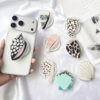 Cute Seashell Pattern Acrylic Airbag Phone Grip Holder-010