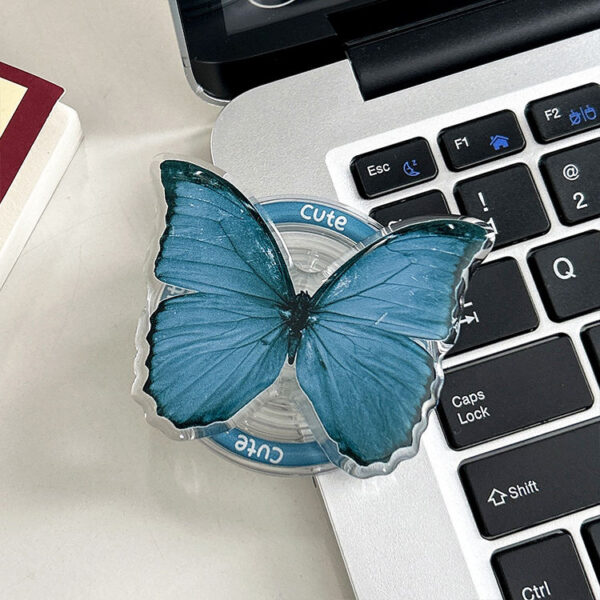 Macaron Butterfly Magnetic Extendable Stand Phone Holder-HW005
