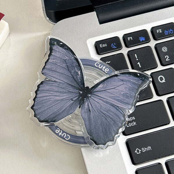 Macaron Butterfly Magnetic Extendable Stand Phone Holder-HW005
