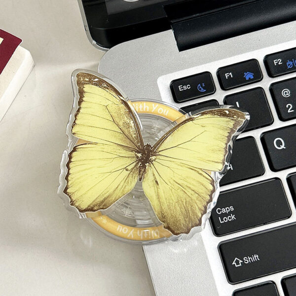 Macaron Butterfly Magnetic Extendable Stand Phone Holder-HW005