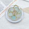 Handmade 3D Resin Flower Rhinestone Expandable Phone Holder-LW001
