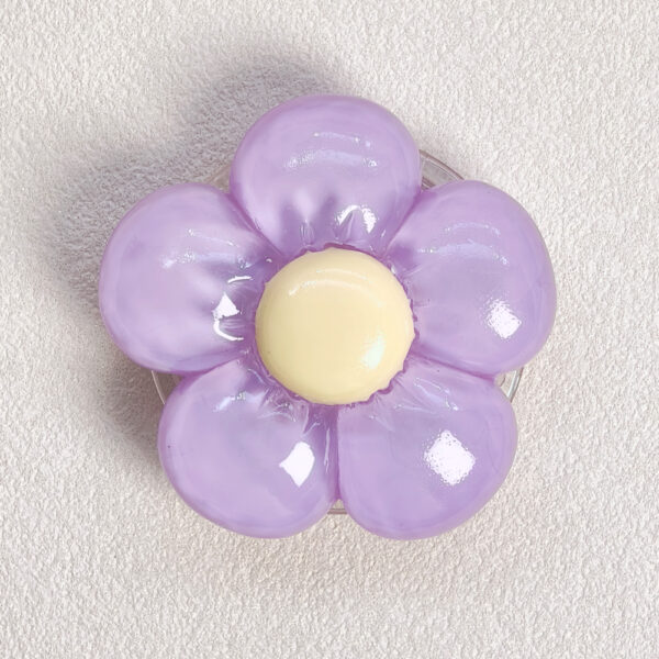 Adhesive 3D Jelly Daisy Flower Phone Grip Holder-LW002