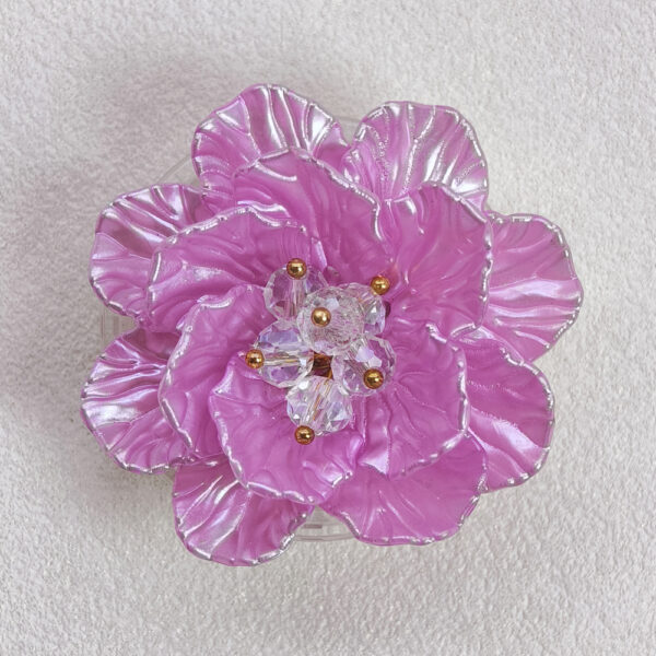 3D Camellia Adhesive Expandable Phone Holder-LW003
