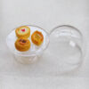 Blank Large Transparent Dome Adhesive Phone Holder for DIY Mini Bread Crafts-Y001